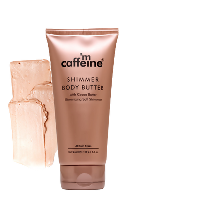 mCaffeine Shimmer Body Butter with Cocoa Butter - BUDEN