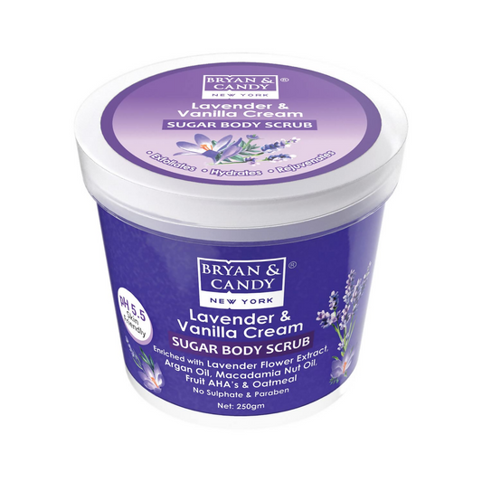 Bryan & Candy Lavender & Vanilla Cream Sugar Body Scrub