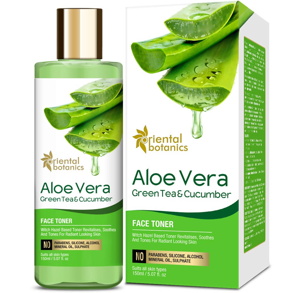 Oriental Botanics Aloe Vera, Green Tea & Cucumber Face Toner