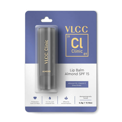 VLCC Clinic Lip Balm SPF15 Almond & Vitamin E