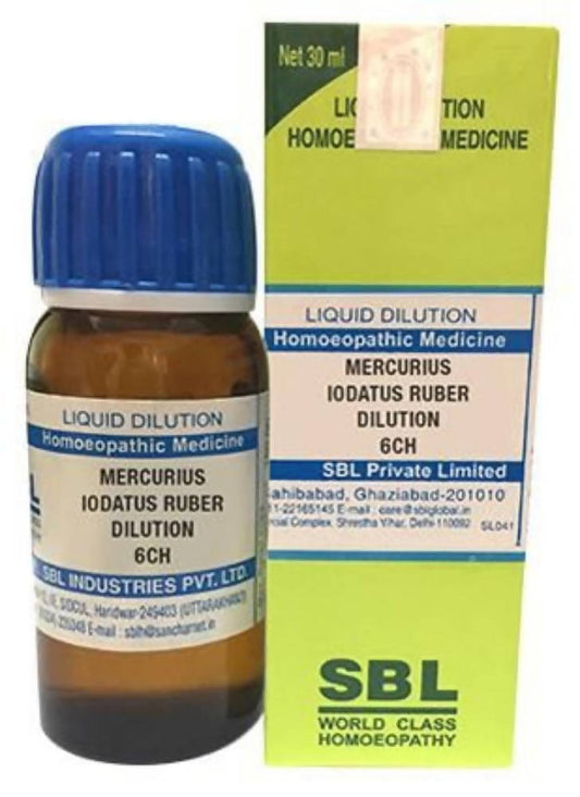 SBL Homeopathy Mercurius Iodatus Ruber Dilution