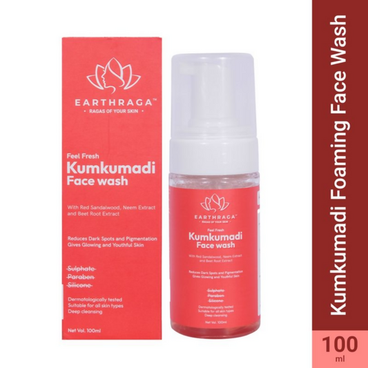 Earthraga Kumkumadi Foaming Face Wash