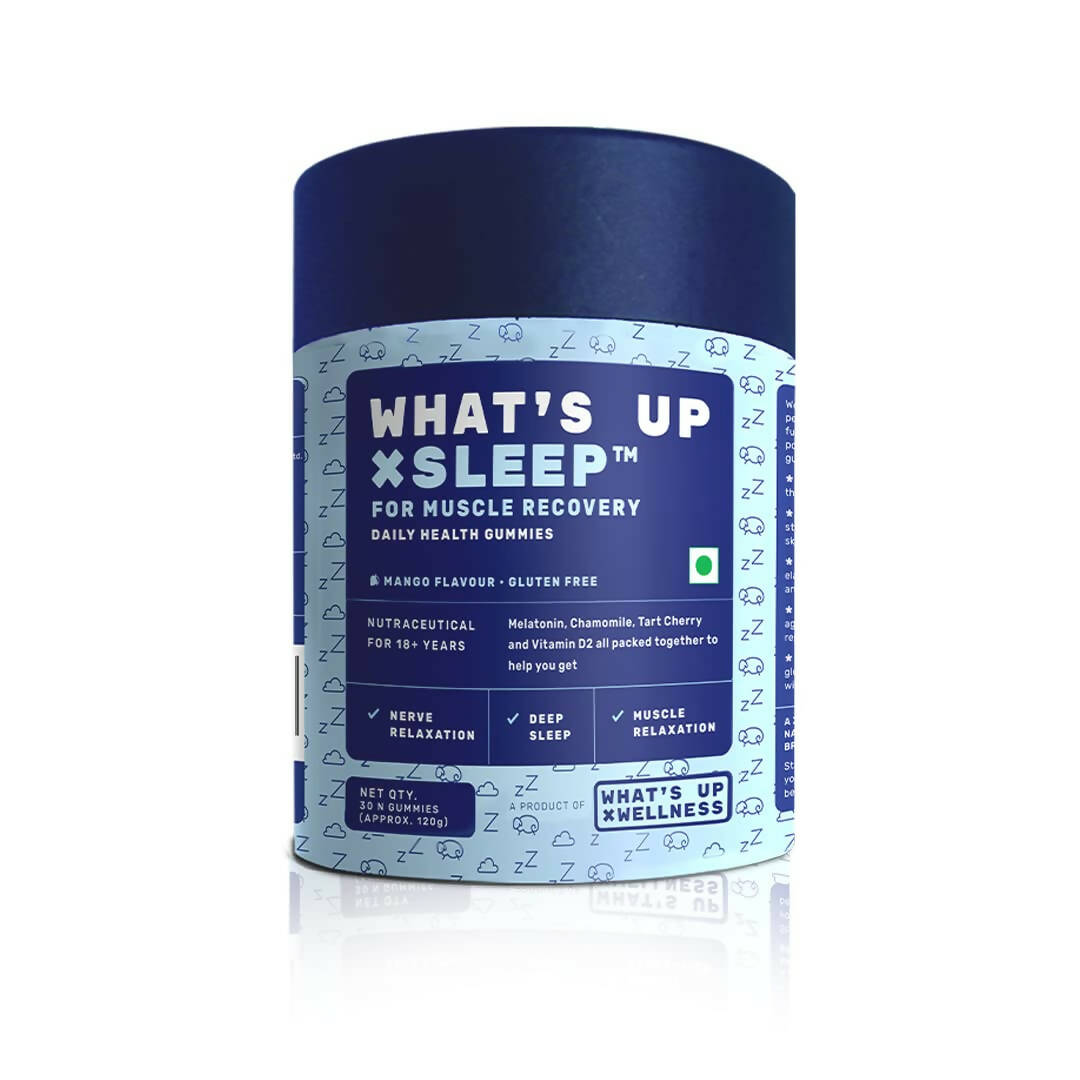 What???s Up Wellness Sleep For Muscle Recovery Gummies - BUDNE