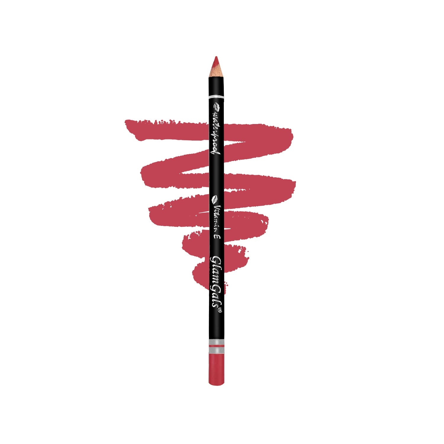 Glamgals Hollywood-U.S.A Lip Liners (Crimson Red) - BUDNE