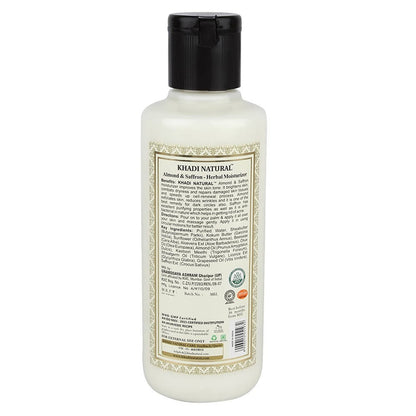 Khadi Natural Almond & Saffron Herbal Moisturizer