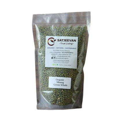 Satjeevan Organic Moong Green Whole