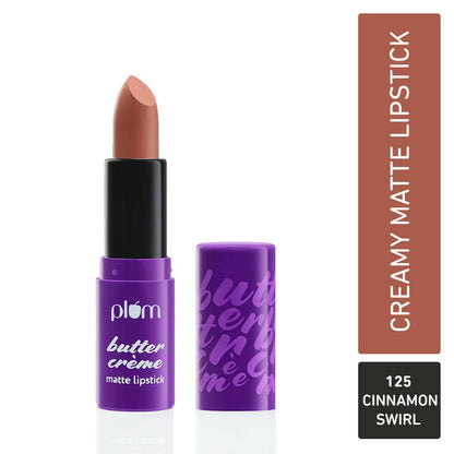 Plum Butter Cr??me Matte Lipstick Cinnamon Swirl - 125 (Brown Nude)