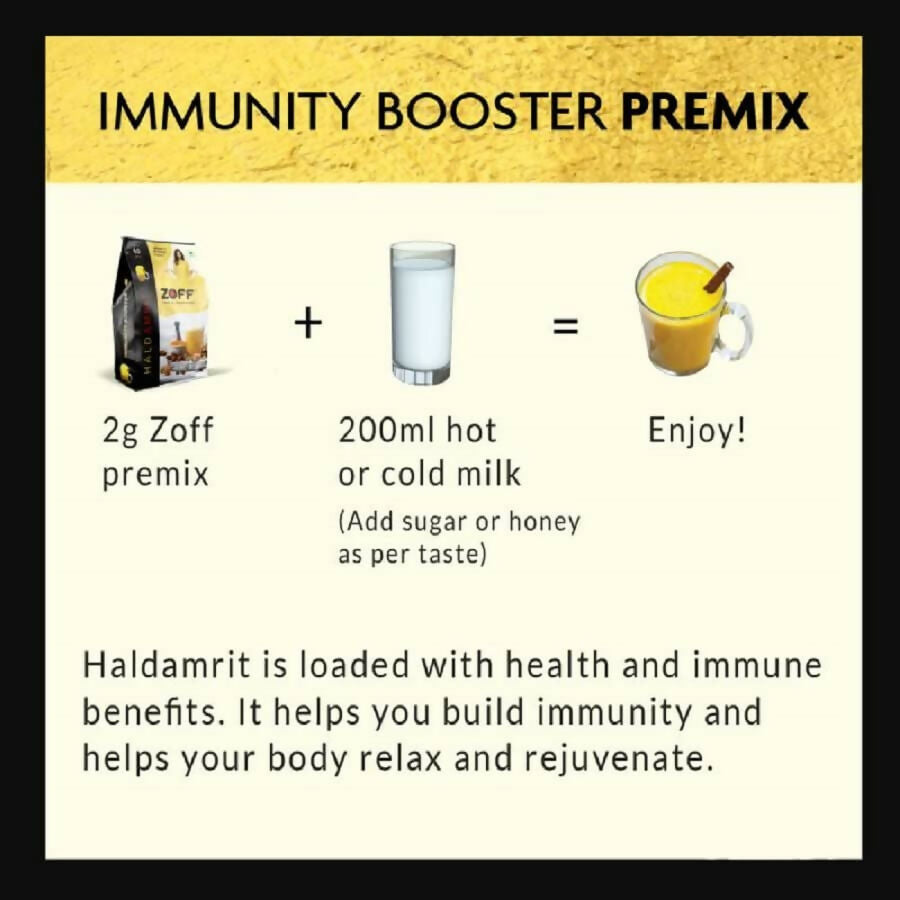 Zoff Haldamrit Immunity Booster - A Turmeric drink