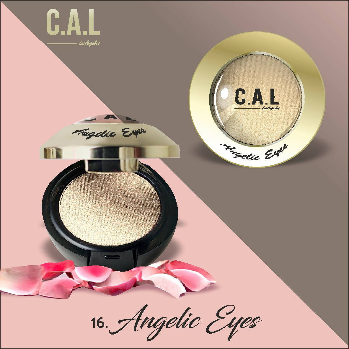 CAL Los Angeles Angelic Eye Shadow (Single Eyes) 16-Yellow - BUDNE