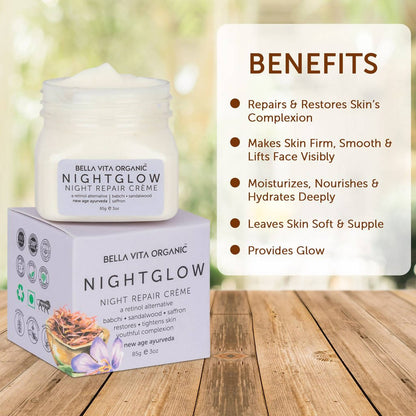 Bella Vita Organic Night Glow Night Repair Creme