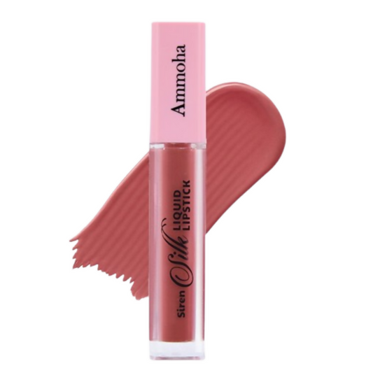 Ammoha Cosmetics Long-Lasting, Matte-Finished Almond Cream Color Liquid Lipstick