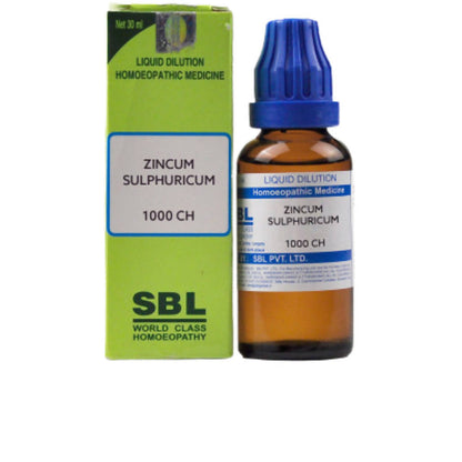 SBL Homeopathy Zincum Sulphuricum Dilution - BUDEN