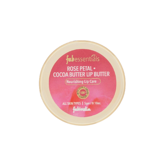Fabessentials Rose Petal Cocoa Butter Lip Butter - BUDNEN