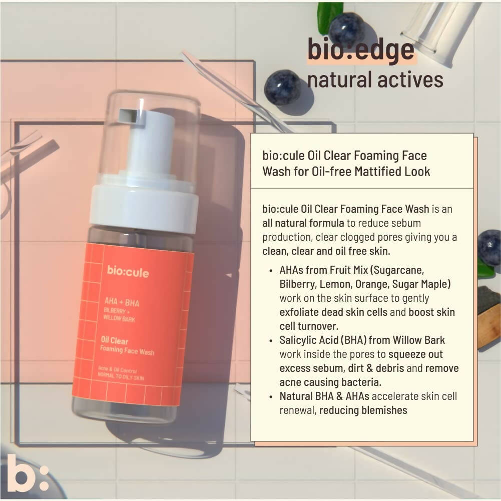 Biocule Oil Clear Foaming Face Wash