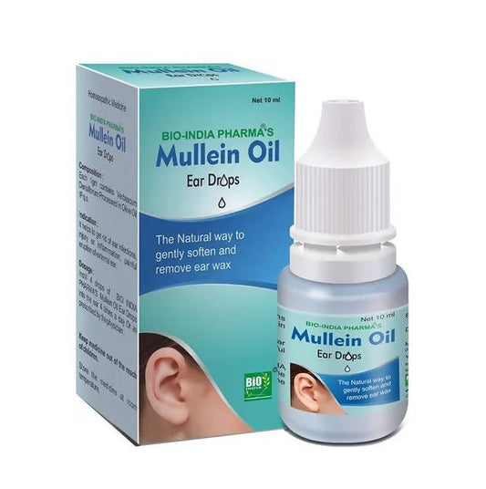 Bio India Homeopathy Mullein Oil Ear Drops