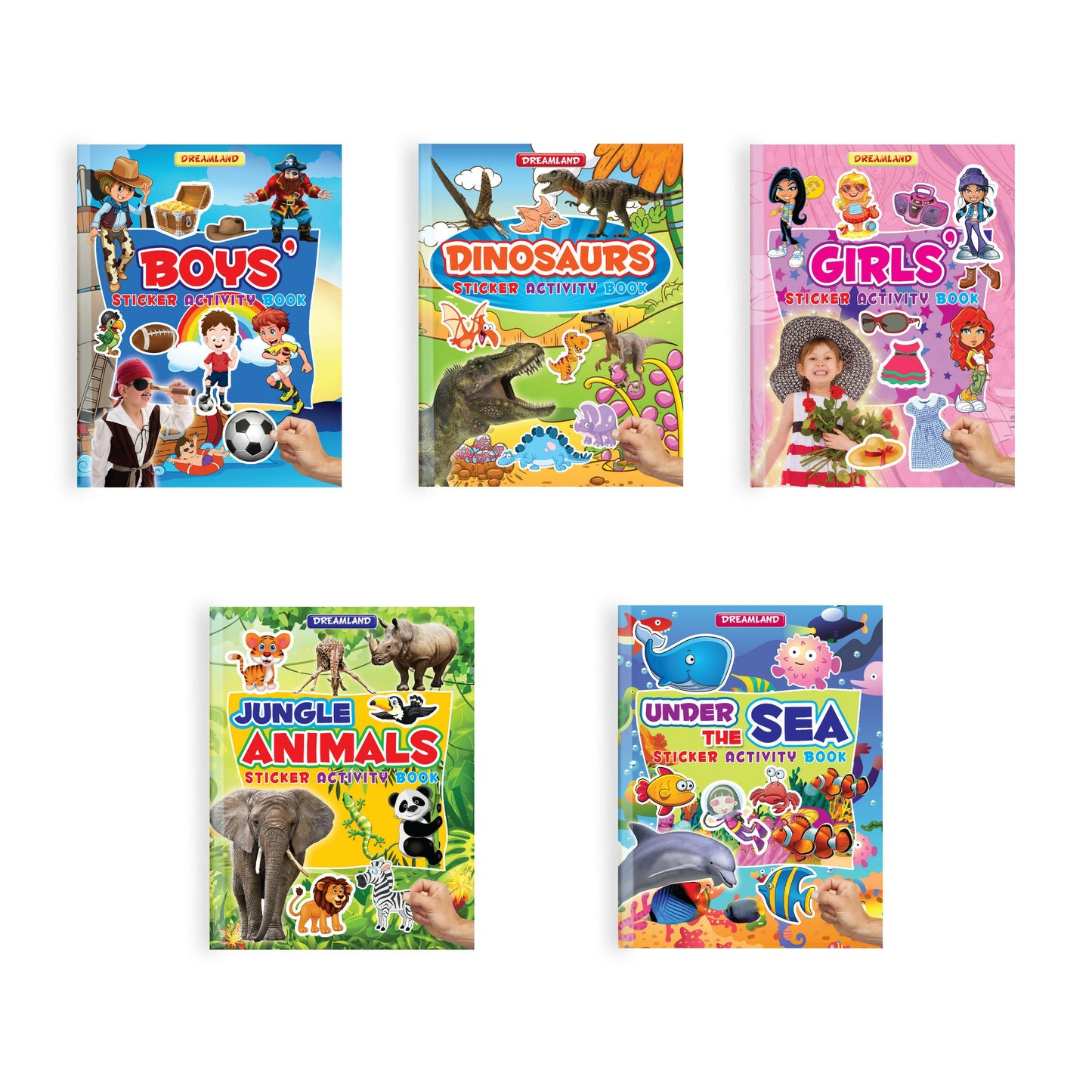 Dreamland Sticker Activity Book - Pack (5 Titles) -  buy in usa 