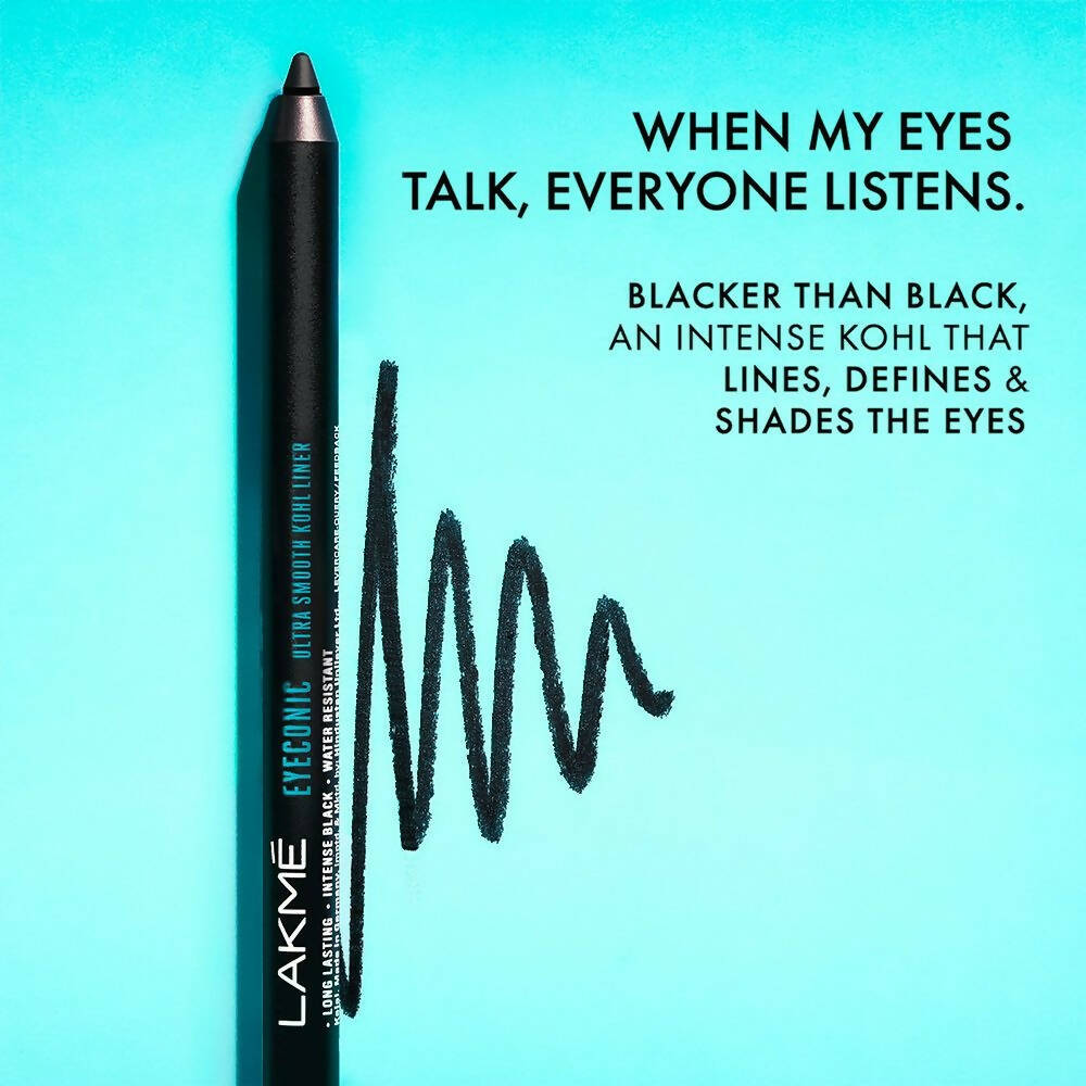 Lakme Eyeconic Ultra Smooth Kohl Liner - Black