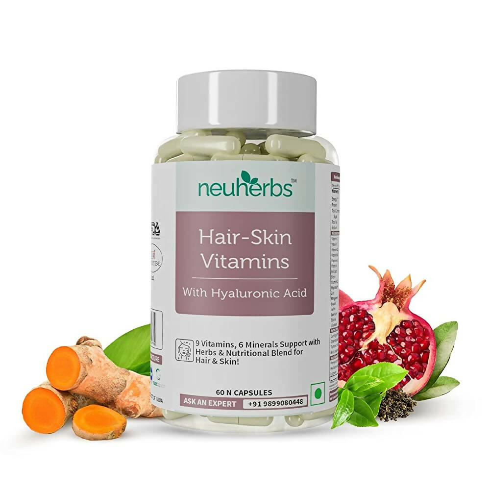 Neuherbs Hair-Skin Vitamins Capsules - BUDEN