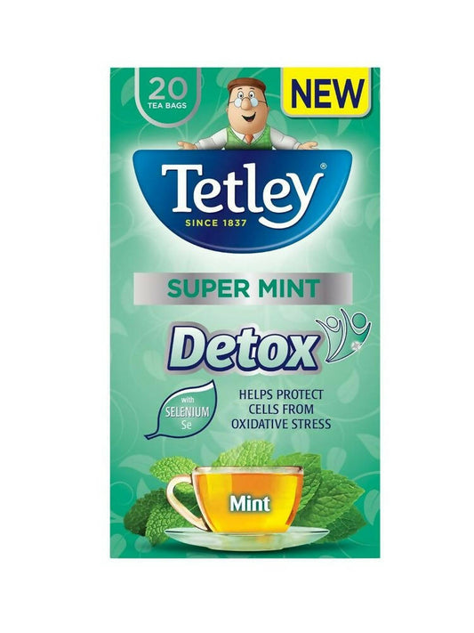 Tetley Super Mint Detox Tea Bags -  buy in usa 