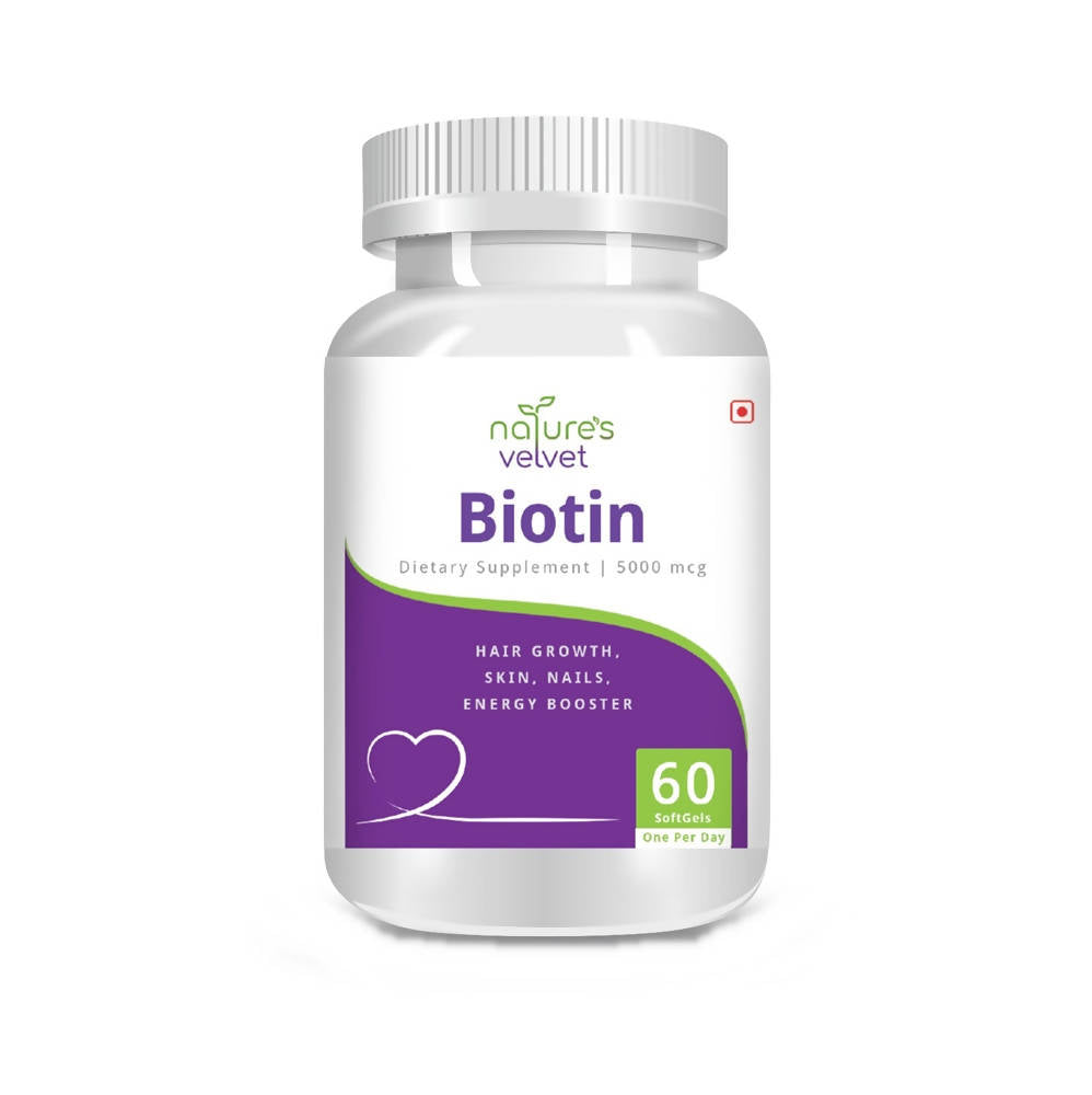 Nature's Velvet Biotin Softgels