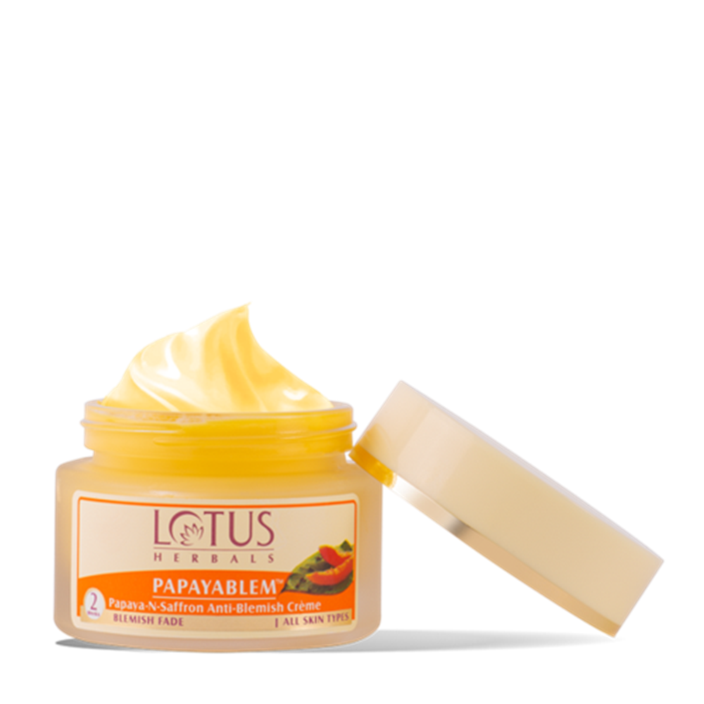 Lotus Herbals Papayablem Papaya-N-Saffron Anti-Blemish Creme