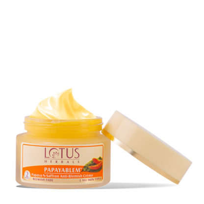 Lotus Herbals Papayablem Papaya-N-Saffron Anti-Blemish Creme