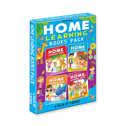 Dreamland Home Learning Books Pack- A Pack of 4 Books : Children Interactive & Activity Book -  buy in usa 