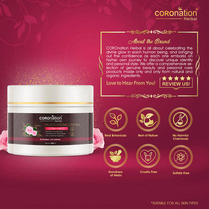 Coronation Herbal Pink Rose Moisturizing Cream