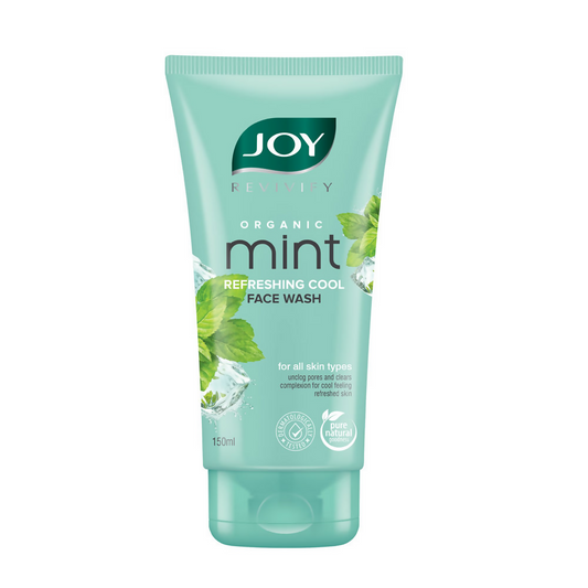 Joy Revivify Organic Mint Refreshing Cool Face Wash - usa canada australia