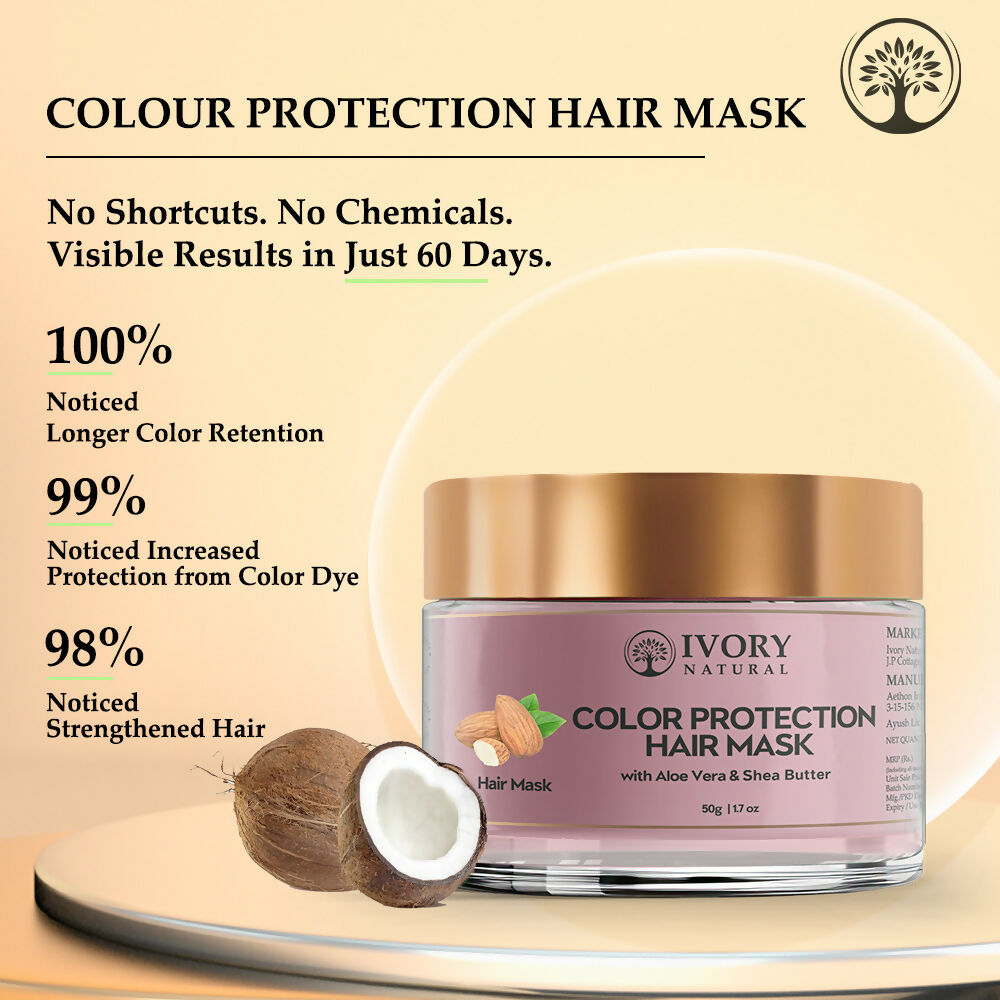 Ivory Natural Color Protection Mask For Color Fading & Maintain Nourishment For Both Men & Women