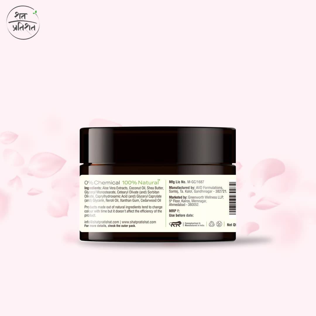 Shat Pratishat Natural Face Cream - Rose Oil