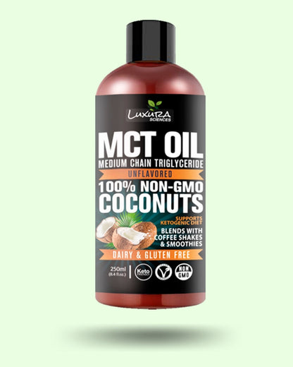 Luxura Sciences MCT Oil Organic for Weight and Energy Management