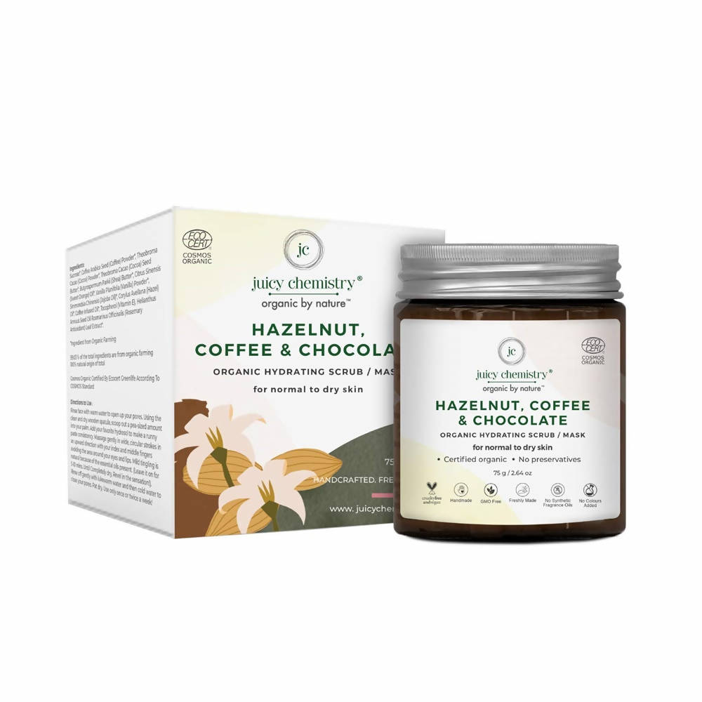 Juicy Chemistry Hazelnut, Coffee & Chocolate Face Scrub