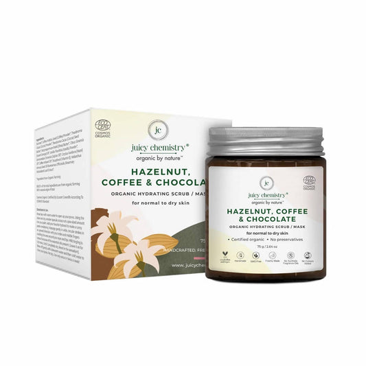 Juicy Chemistry Hazelnut, Coffee & Chocolate Face Scrub