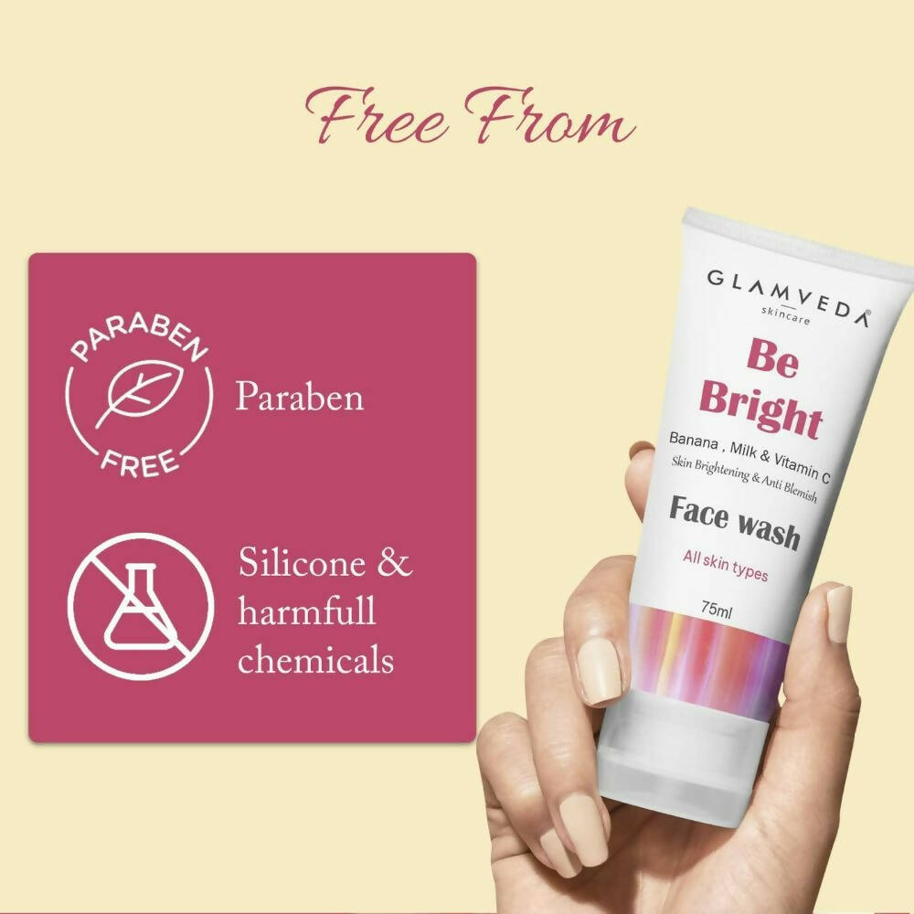 Glamveda Be Bright Skin Brighteing & Anti Blemish Face Wash