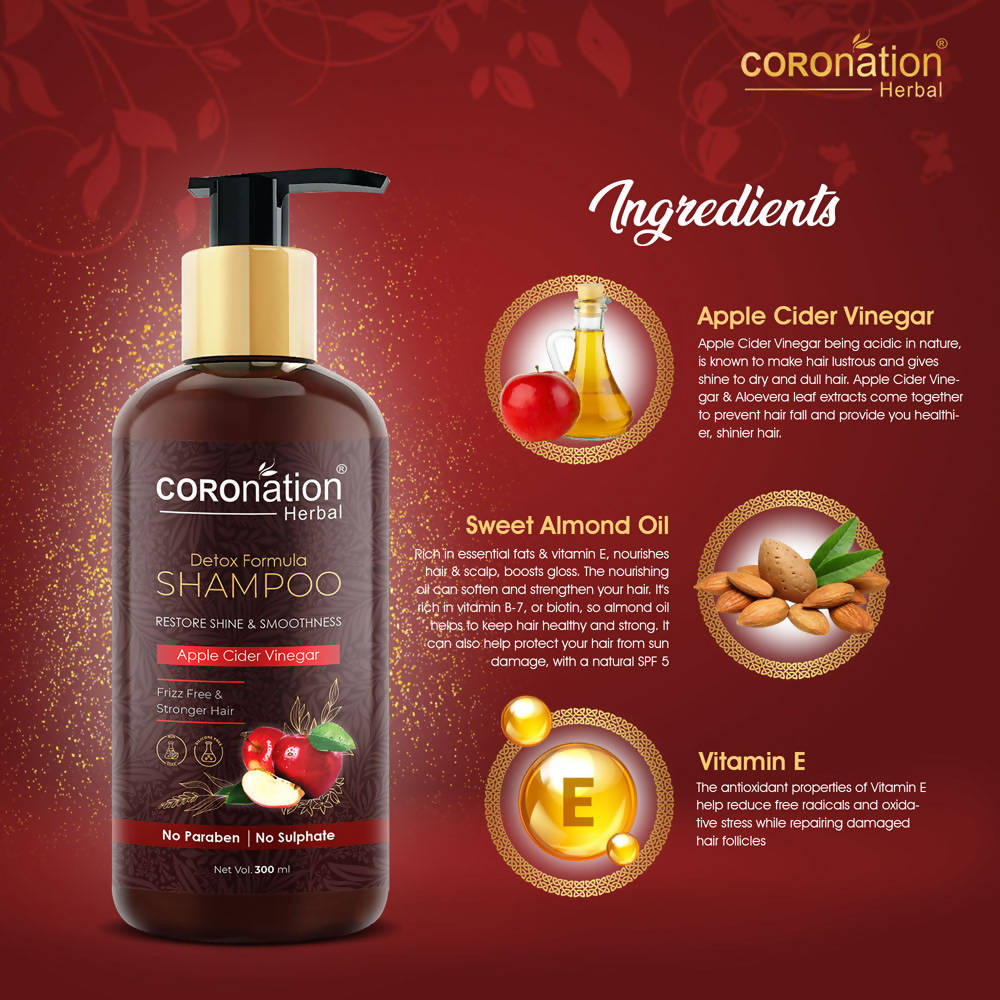 Coronation Herbal Apple Cider Vinegar Shampoo