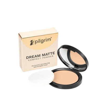 Pilgrim Dream Matte Compact Powder For Light Skin Tone - Classic Nude
