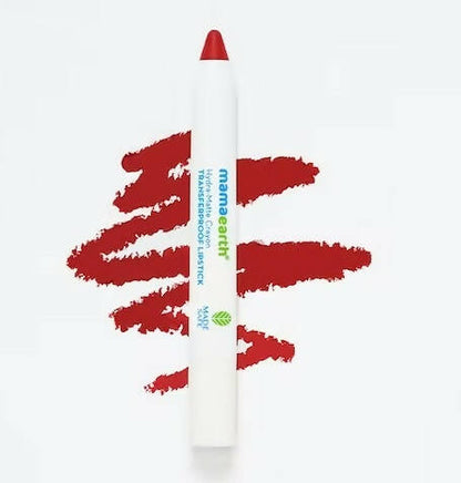 Mamaearth Hydra-Matte Crayon Transferproof Lipstick Raspberry Red