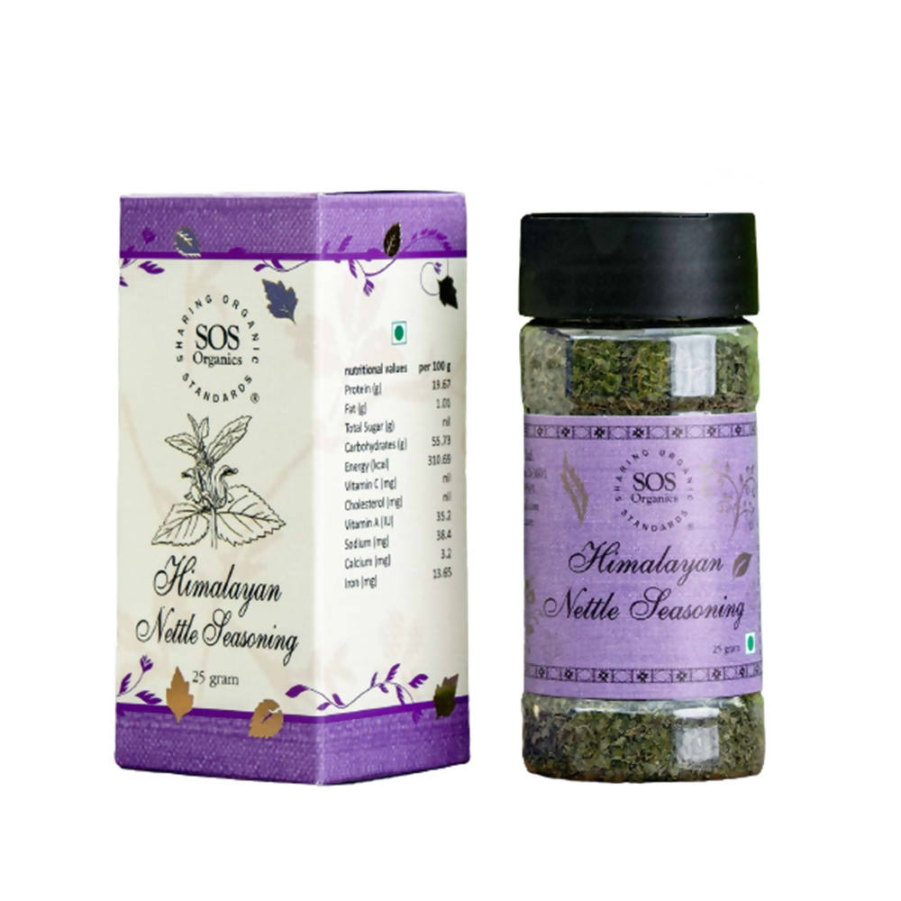 SOS Organics Himalayan Nettle Seasoning -  USA, Australia, Canada 