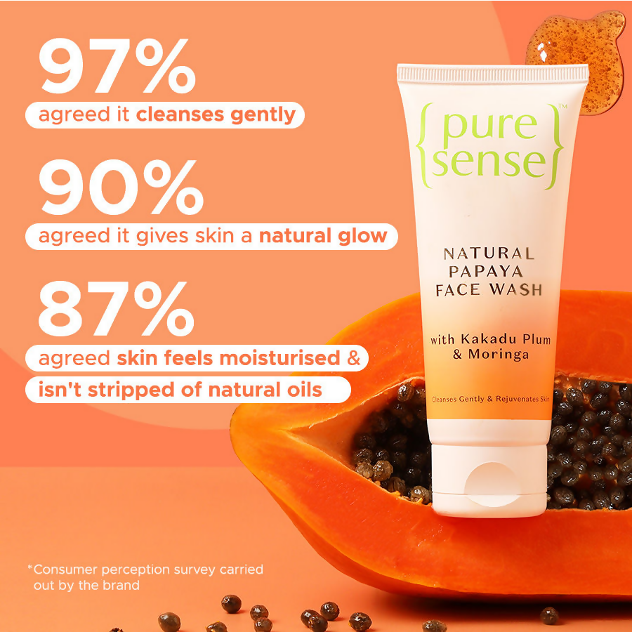 PureSense Natural Papaya Face Wash