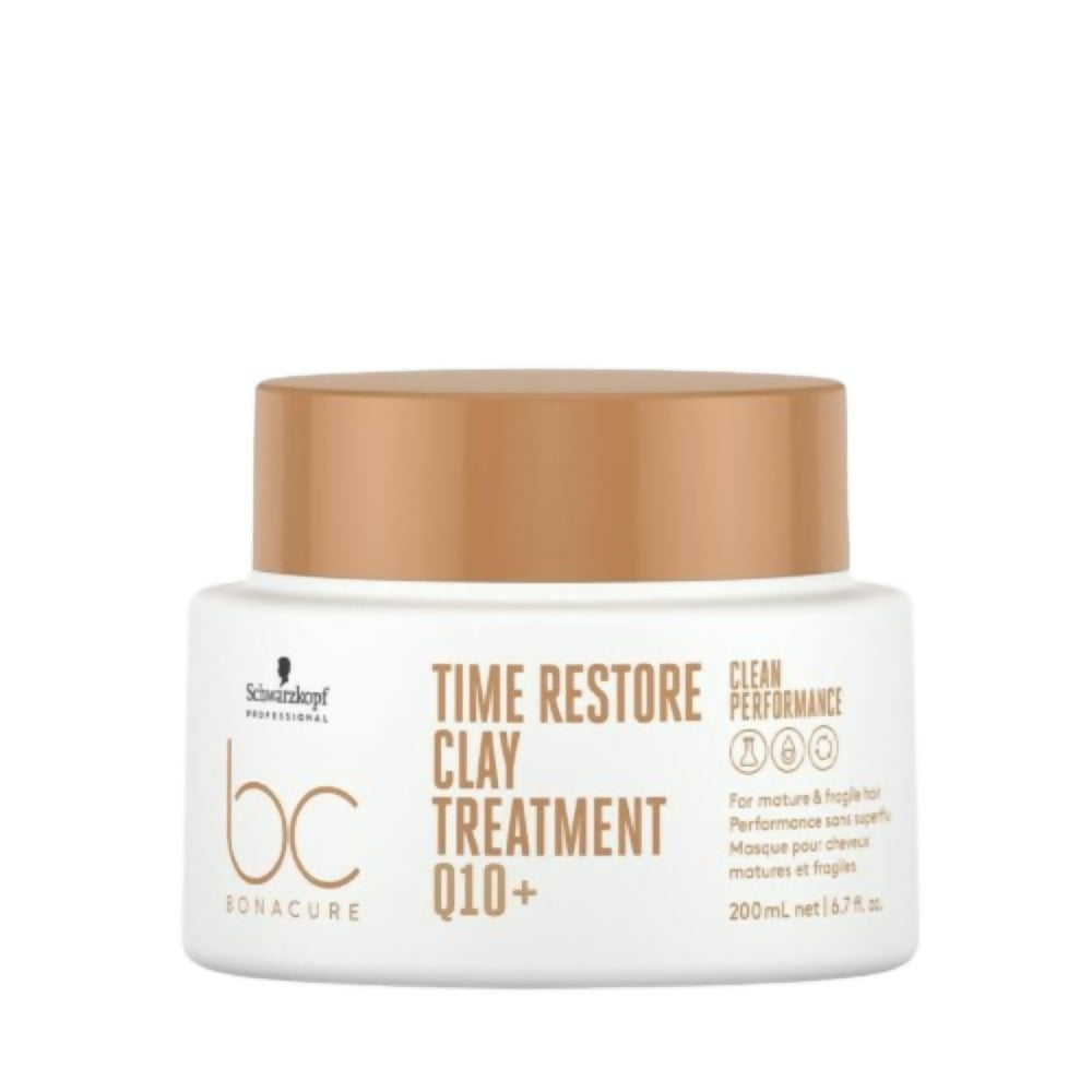 Schwarzkopf Professional Bonacure Time Restore Clay Treatment Q10+ Hair Mask