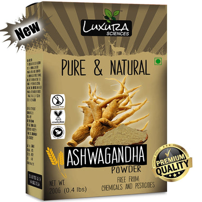 Luxura Sciences Natural Ashwagandha Powder - BUDNEN