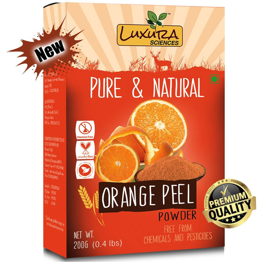 Luxura Sciences Pure Vitamin C Orange Peel Powder For Skin Whitening - usa canada australia