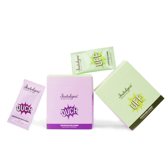 Indulgeo Essentials Uff + Ouch Combo Detox Dry Facial Cleanser - 100ML
