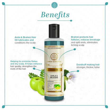 Khadi Natural Amla & Brahmi Hair Oil