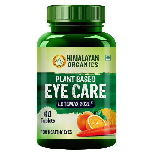 Himalayan Organics Plant Based Eye Care Tablets Lutemax 2020 For Healthy Eyes: 60 Tablets