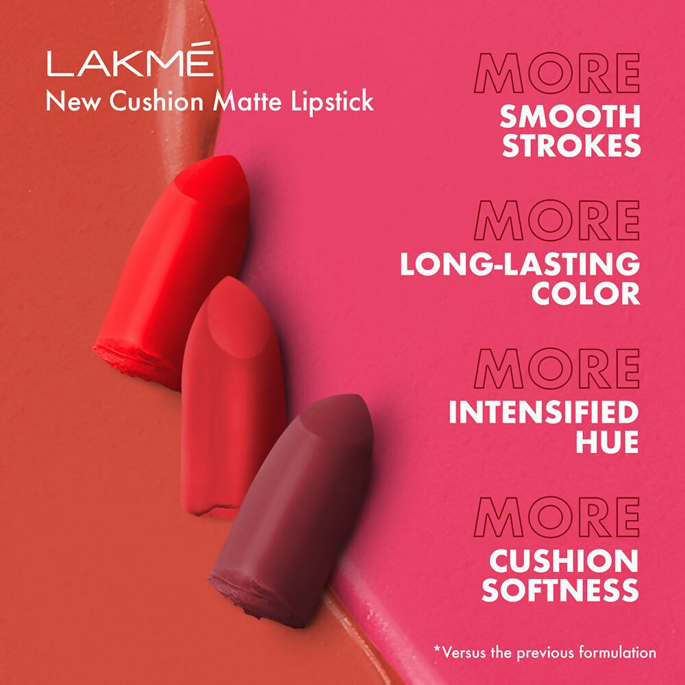 Lakme Cushion Matte Lipstick - Pink Charm