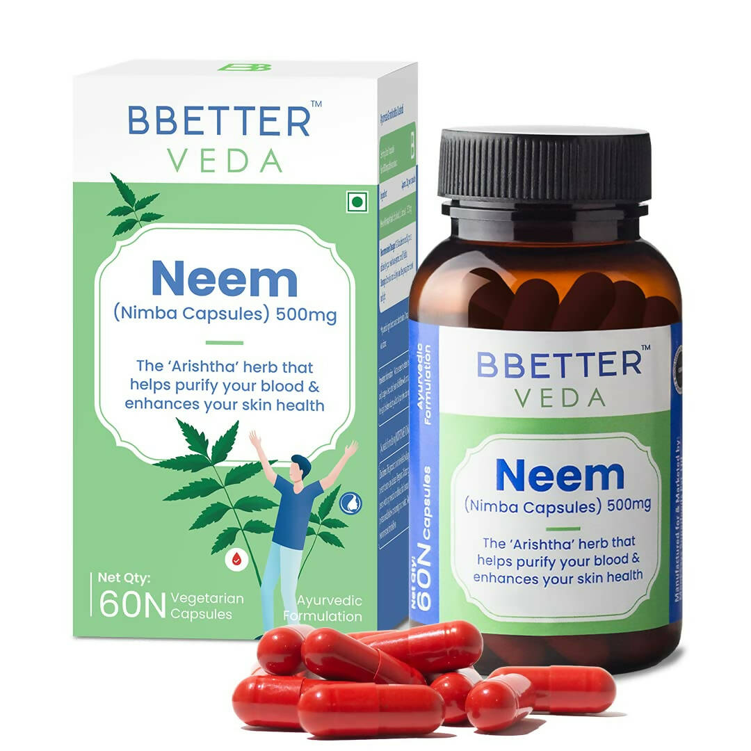 BBETTER Veda Neem Nimba Capsules -  usa australia canada 