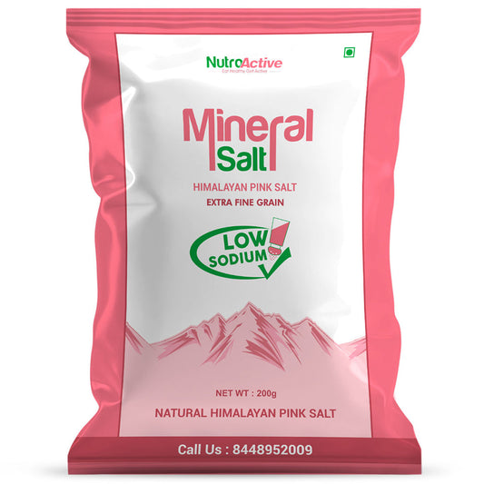 Nutroactive Mineral Salt Low Sodium Himalayan Pink Salt - 200GM