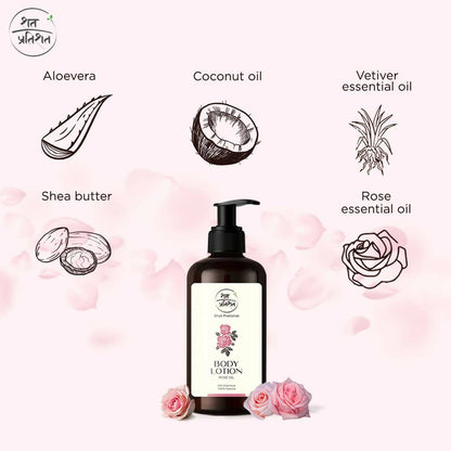 Shat Pratishat Moisturizing Body Lotion - Rose Oil